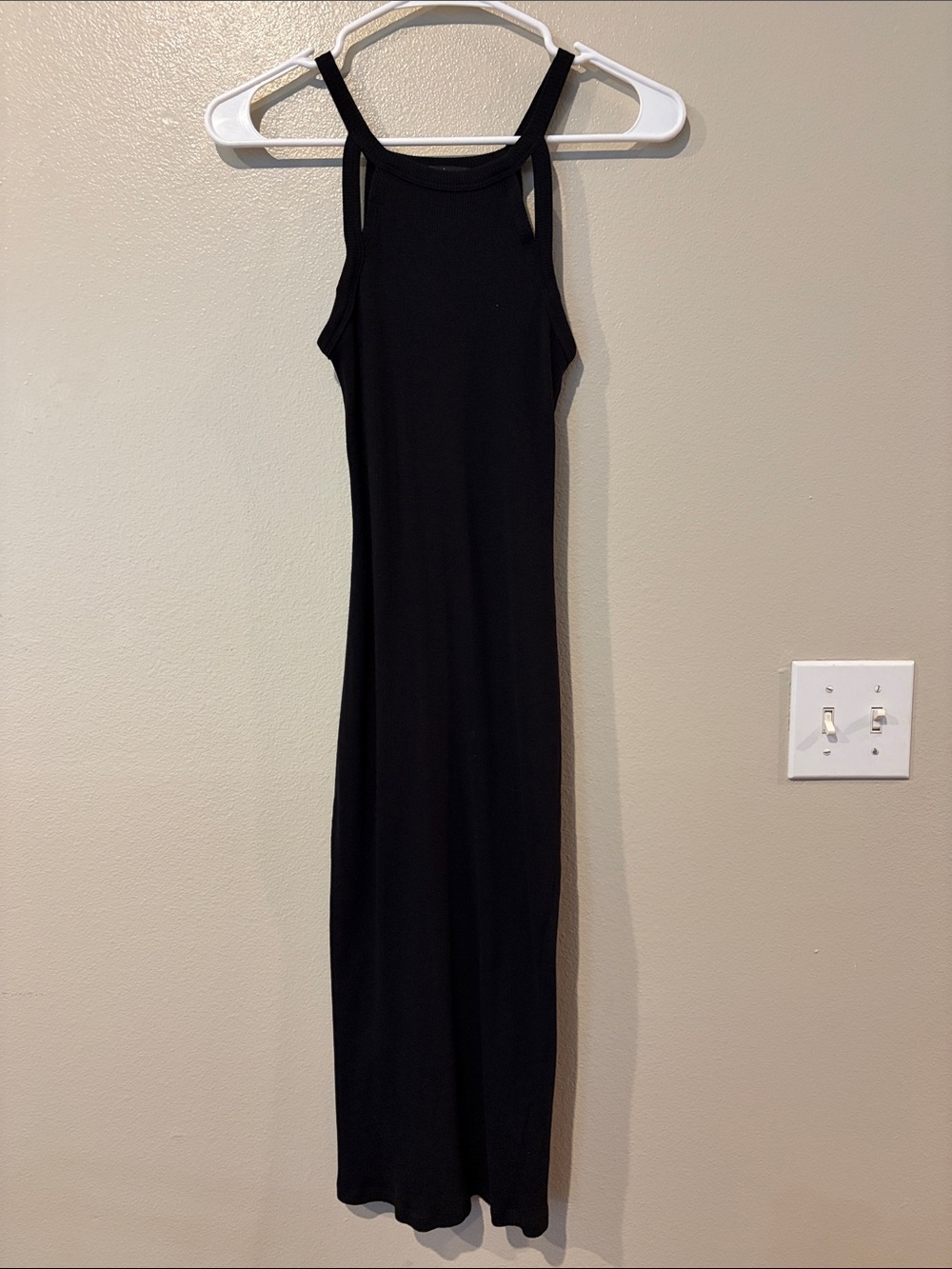 Black Sleeveless Maxi Dress - Classic Minimalist